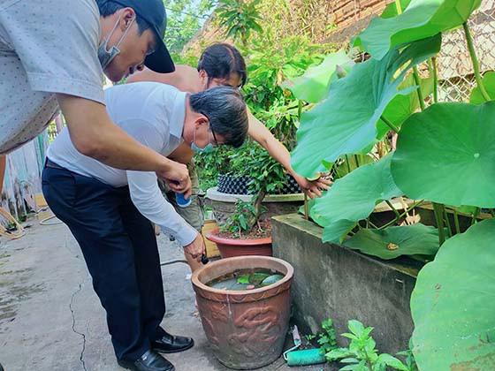 Cần Thơ thực hiện chiến dịch diệt lăng quăng, diệt muỗi chủ động trong phòng, chống dịch sốt xuất huyết và Zika