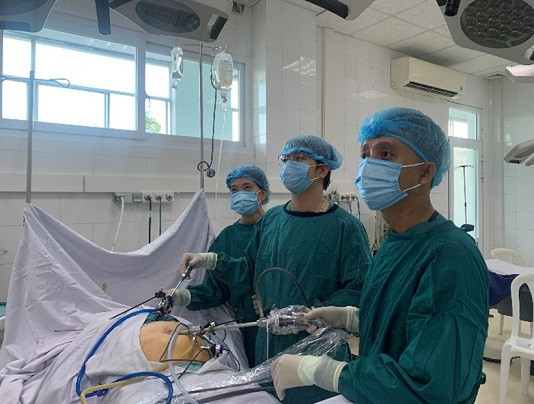 Quảng Nam: Bệnh viện Đa khoa tỉnh phẫu thuật nội soi thành công trường hợp bệnh hiếm gặp