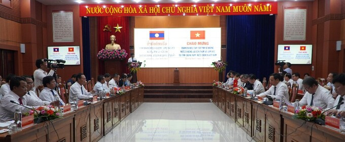 Quảng Nam tiếp đoàn đại biểu cấp cao tỉnh Sê Kông