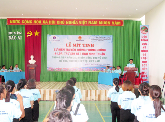 Phát động chiến dịch truyền thông phòng, chống và loại trừ sốt rét trên địa bàn tỉnh Ninh Thuận