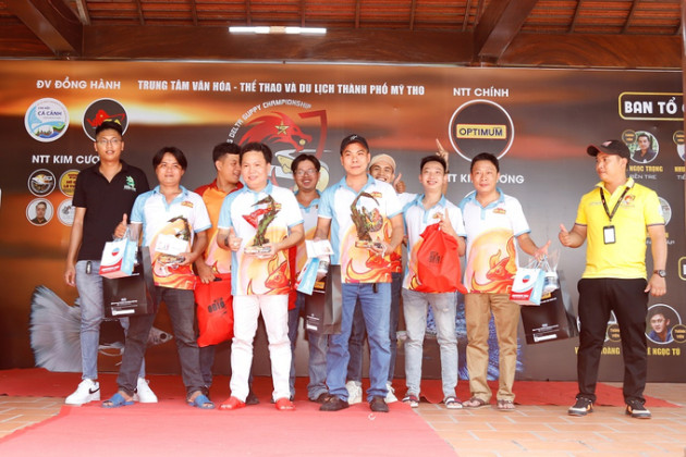 Tiền Giang: TP. Mỹ Tho hào hứng với giải vô địch cá 7 màu khu vực đồng bằng sông Cửu Long lần thứ I