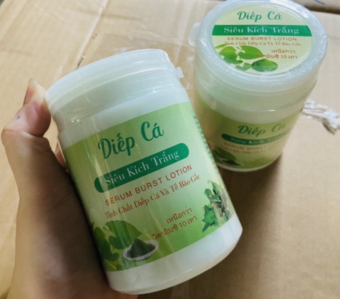 Thu hồi toàn bộ sản phẩm Serum Burst Lotion Diếp cá siêu kích trắng của Công ty TNHH SX TM mỹ phẩm Triệu Vy