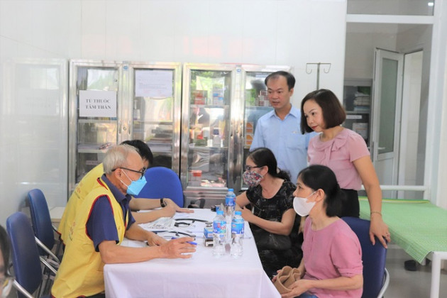 Hà Nội: Khám sức khỏe miễn phí cho 300 đối tượng là nữ đoàn viên công đoàn khó khăn, gia đình chính sách, hộ cận nghèo, người khuyết tật