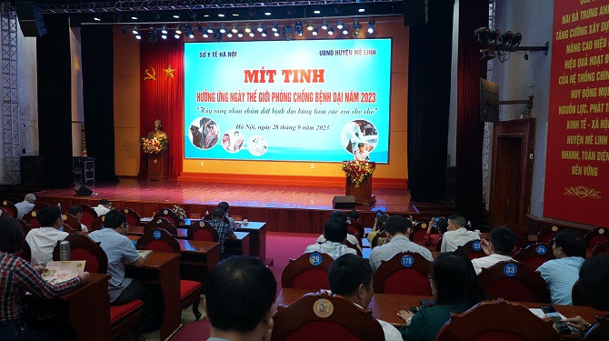 Hà Nội tổ chức mít tinh hưởng ứng Ngày Thế giới phòng chống bệnh dại năm 2023