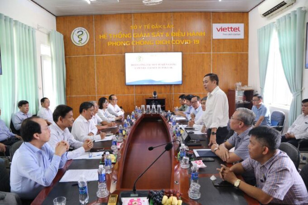 Đoàn công tác Sở Y tế Kiên Giang đến thăm và làm việc tại Sở Y tế Đắk Lắk