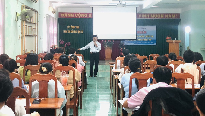 Bình Thuận: Tập huấn cập nhật chẩn đoán điều trị và quản lý bệnh tăng huyết áp