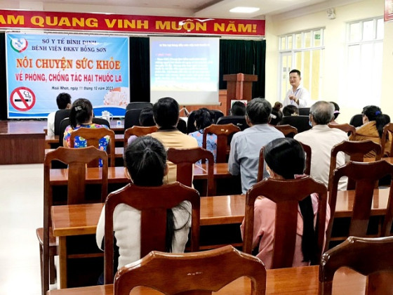 Bình Định: Tổ chức truyền thông phòng, chống tác hại thuốc lá