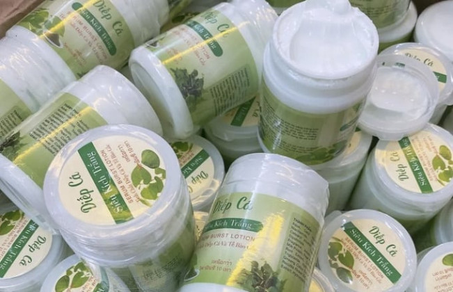 Thu hồi sản phẩm “Diếp cá siêu kích trắng” không rõ nguồn gốc xuất xứ