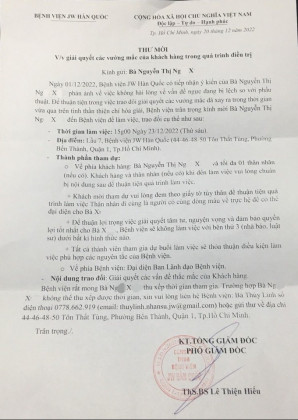 Bệnh viện JW Hàn Quốc bị khách hàng tố nâng hỏng ngực: Những điều kiện 'kỳ lạ' của Bệnh viện với khách hàng