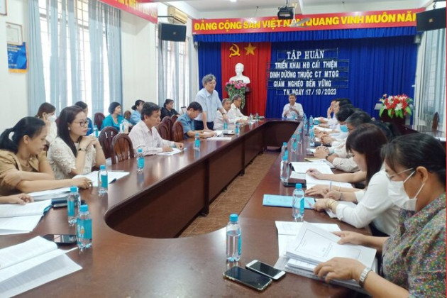 Tây Ninh: Tập huấn triển khai hoạt động cải thiện dinh dưỡng chương trình mục tiêu giảm nghèo bền vững