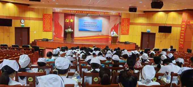 Bệnh viện Bà Rịa tổ chức hội thảo chuyên đề “Tiêm an toàn và vệ sinh tay”