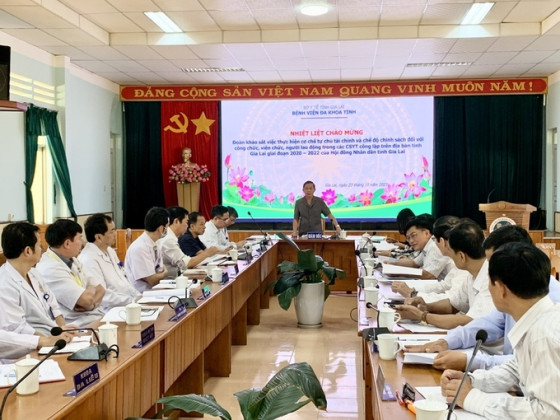 Giám sát thực hiện cơ chế tự chủ tài chính tại bệnh viện Đa khoa Gia Lai