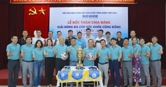 Lễ bốc thăm và chia bảng "Giải bóng đá Cúp Sức Khỏe Cộng Đồng” lần thứ III năm 2023