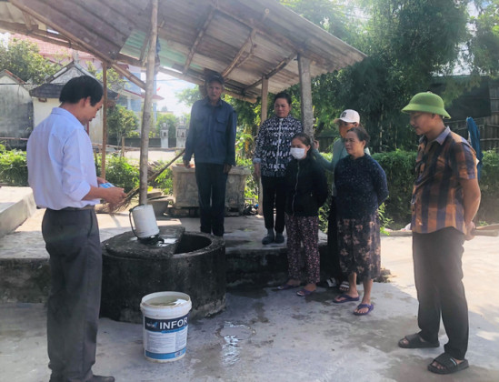 Quảng Trị: Bảo đảm nước sạch, vệ sinh môi trường trong vùng ngập lũ