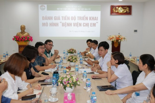 Hà Nội: Bệnh viện đa khoa Ba Vì triển khai đánh giá tiến độ mô hình “Bệnh viện chị em”