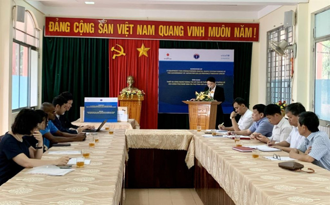 Gia Lai: Bàn giao thiết bị công nghệ thông tin hỗ trợ hệ thống báo cáo thống kê y tế do Chính phủ Nhật Bản tài trợ