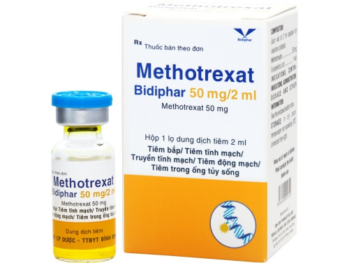 Thu hồi toàn bộ thuốc Methotrexat Bidiphar 50 mg/2ml