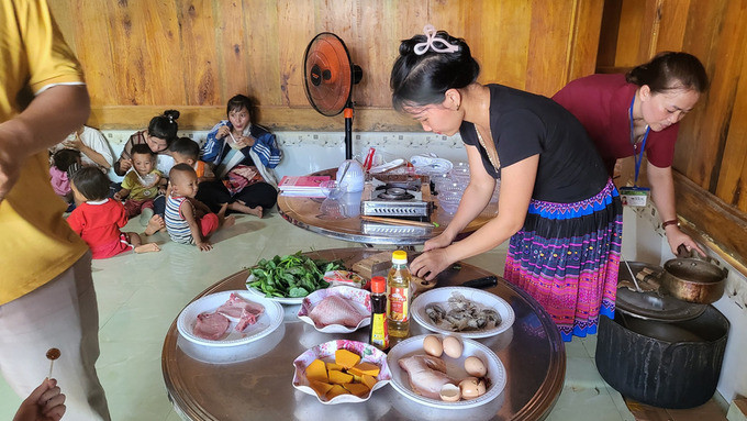 Đắk Nông: Hướng dẫn bữa ăn mẫu cho phụ nữ có thai và bà mẹ có con dưới 2 tuổi