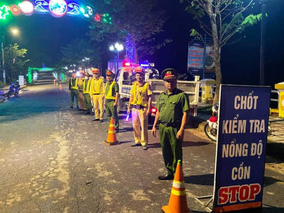 Quảng Nam: Tăng cường tuần tra, kiểm soát, xử lý vi phạm nồng độ cồn tại huyện Nam Trà My