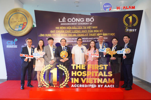 Hai bệnh viện đầu tiên tại Việt Nam đạt chuẩn chất lượng AACI của Hoa Kỳ