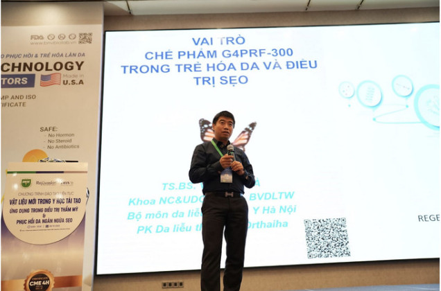 Phương Pháp tái tạo, phục hồi, trẻ hóa da và điều trị sẹo với phức hợp G4PRF-300ᵀᴹ