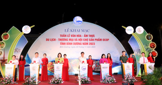 Bình Dương: Hơn 90 gian hàng tại tuần lễ Văn hóa, Ẩm thực, Du lịch – Thương mại và Hội chợ sản phẩm OCOP năm 2023