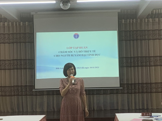 Đắk Lắk: Tập huấn về chăm sóc và hỗ trợ y tế cho người bị xâm hại tình dục
