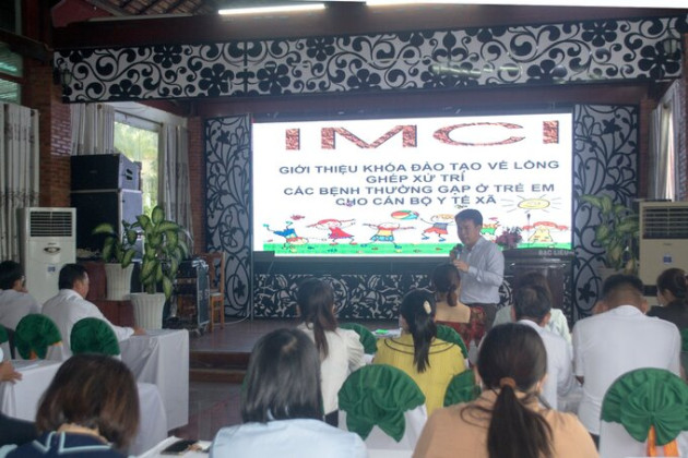 Bạc Liêu: Tập huấn xử trí lồng ghép chăm sóc trẻ bệnh tại trạm y tế xã (IMCI)