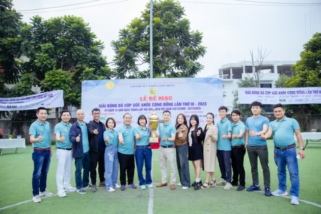 Giải bóng đá Cúp Sức Khỏe Cộng Đồng lần thứ III - 2023 thành công rực rỡ!