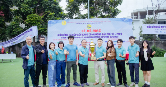 Những người thầm lặng làm nên thành công của Giải bóng Cúp Sức Khoẻ Cộng Đồng