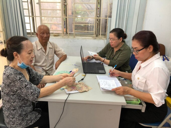 BHXH TP. HCM: Chi trả gộp lương hưu và trợ cấp BHXH tháng 1, tháng 2 năm 2024