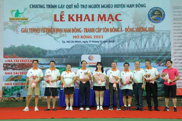 Giải tennis ủng hộ quỹ người nghèo huyện Nam Đông, tỉnh Thừa Thiên Huế