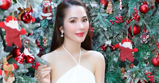 Hoa hậu Dương Kim Ánh duyên dáng và tươi trẻ trong bộ ảnh giáng sinh