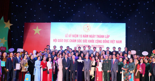 Hội Giáo dục chăm sóc sức khỏe cộng đồng Việt Nam kỷ niệm 15 năm xây dựng và phát triển