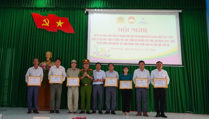Đồng Tháp: Xây dựng mô hình khu dân cư an toàn phòng cháy, chữa cháy