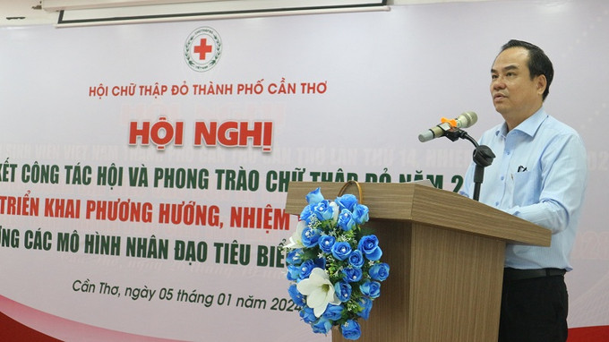 Cần Thơ: Tổng kết công tác hội và phong trào chữ thập đỏ thành phố năm 2023