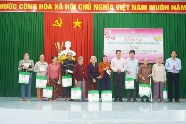 Quảng Ngãi: Tổ chức chương trình an sinh xã hội “Tết sum vầy” Giáp Thìn 2024