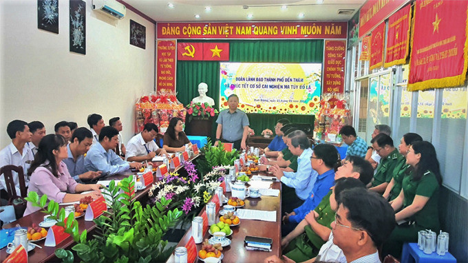 TP. HCM: Thăm và chúc Tết cơ sở điều trị, cai nghiện