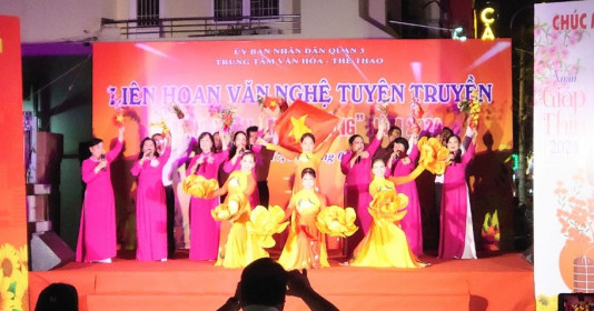 TP. HCM: Trung tâm Văn hóa Thể thao quận 3 tổ chức liên hoan văn nghệ quần chúng “Mừng Xuân - Mừng Đảng" năm 2024