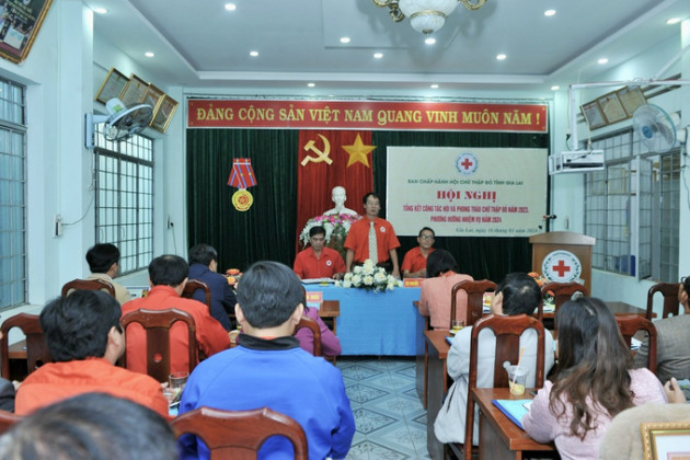 Hội Chữ thập đỏ tỉnh Gia Lai tổng kết công tác năm 2023