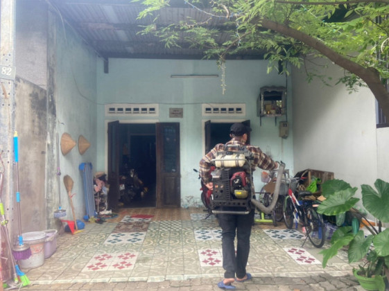 TP. Đà Nẵng: Quận Sơn Trà phun thuốc diện rộng chủ động phòng bệnh sốt xuất huyết