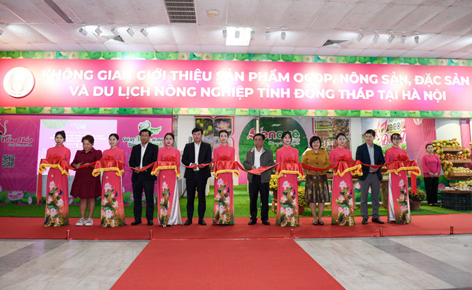 Đồng Tháp đưa sản phẩm OCOP, nông sản đặc trưng đến Hà Nội