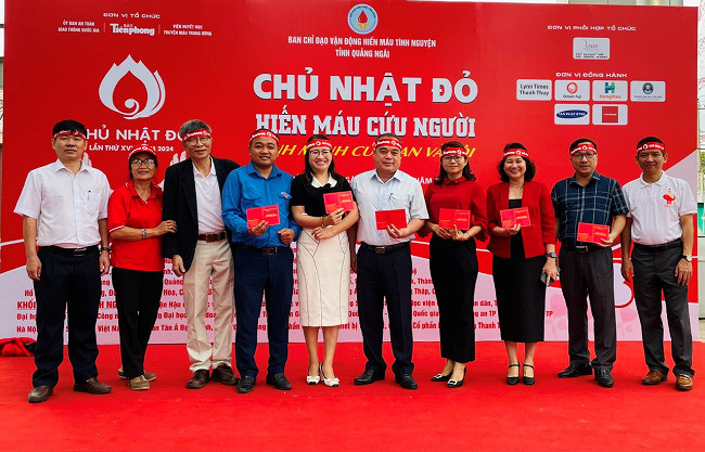 Quảng Ngãi: Khai mạc chương trình “Chủ nhật đỏ” lần thứ XVI