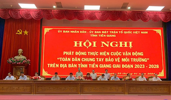 Tiền Giang: Vận động “Toàn dân chung tay bảo vệ môi trường”
