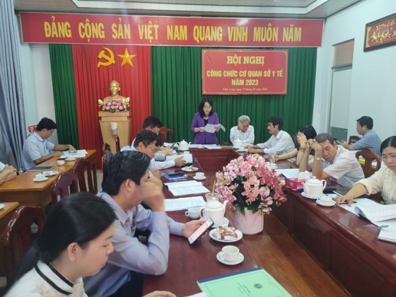 Vĩnh Long: Tổ chức hội nghị cán bộ - công chức Sở Y tế năm 2024