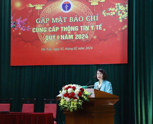 Bộ Y tế tổ chức gặp mặt báo chí cung cấp thông tin y tế quý I năm 2024
