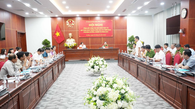 Cà Mau: Tổng kết công tác bảo đảm trật tự an toàn giao thông năm 2023 và triển khai phương hướng, nhiệm vụ năm 2024