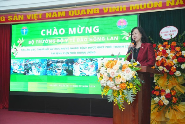 Bộ Y tế: Thăm và chúc mừng Bệnh viện Phổi Trung ương đã thực hiện thành công ca ghép phổi cứu sống bệnh nhân