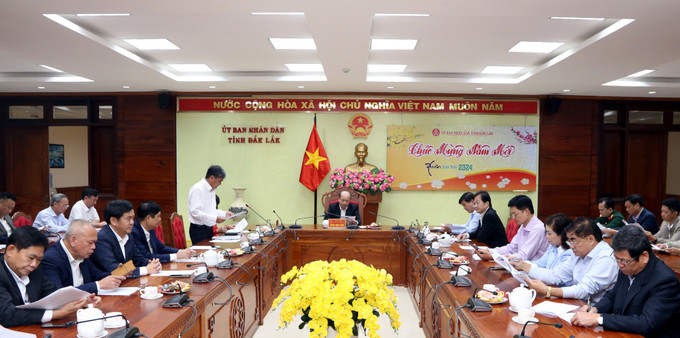 Đắk Lắk: Đánh giá tình hình trước, trong và sau Tết Nguyên đán Giáp Thìn năm 2024