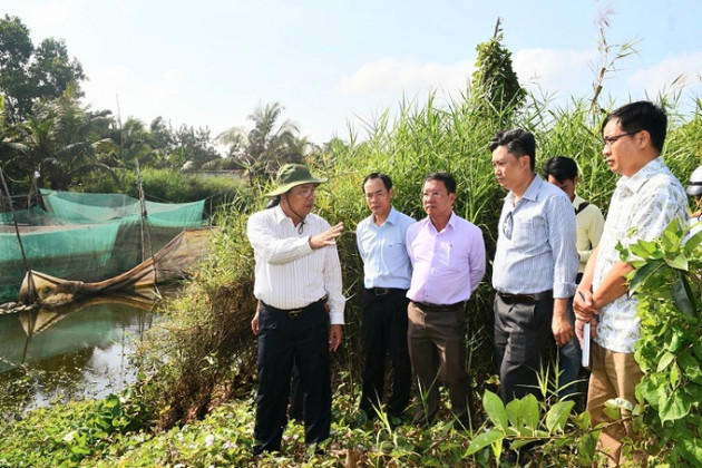 Cà Mau: Kiểm tra công tác phòng, chống sạt lở, sụt lún tại huyện Trần Văn Thời